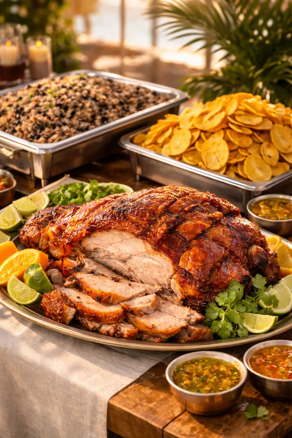 Whole pork shoulder event pack ready for a group meal